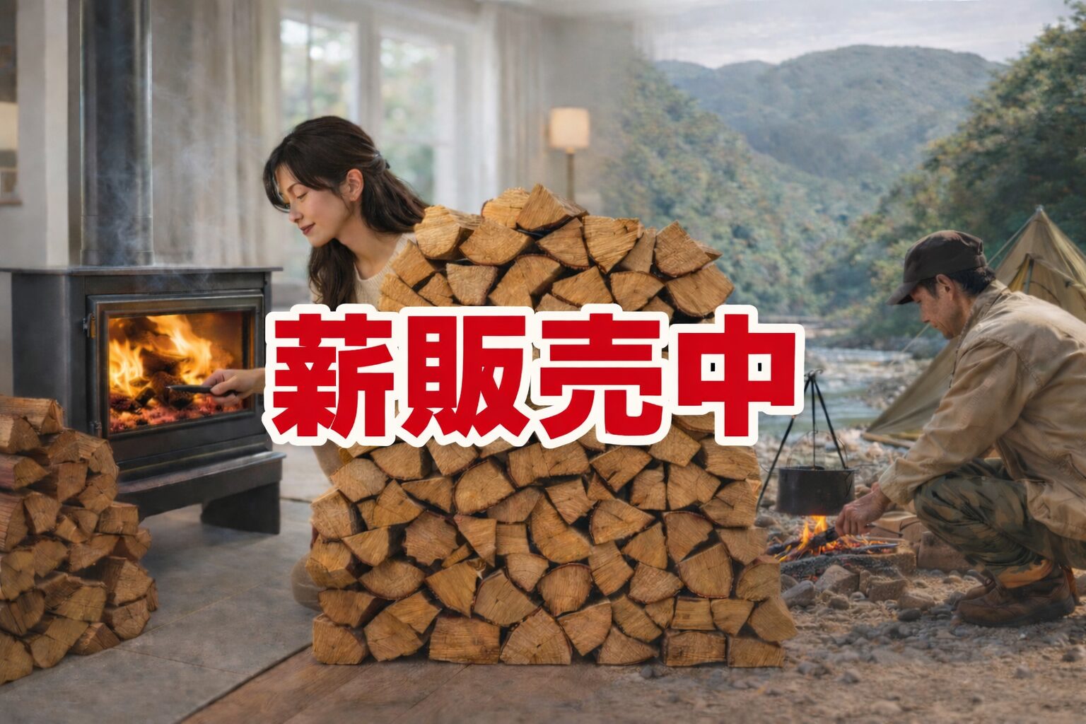 薪の販売